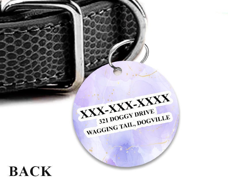 Pet ID Tag | The Periwinkle Marble